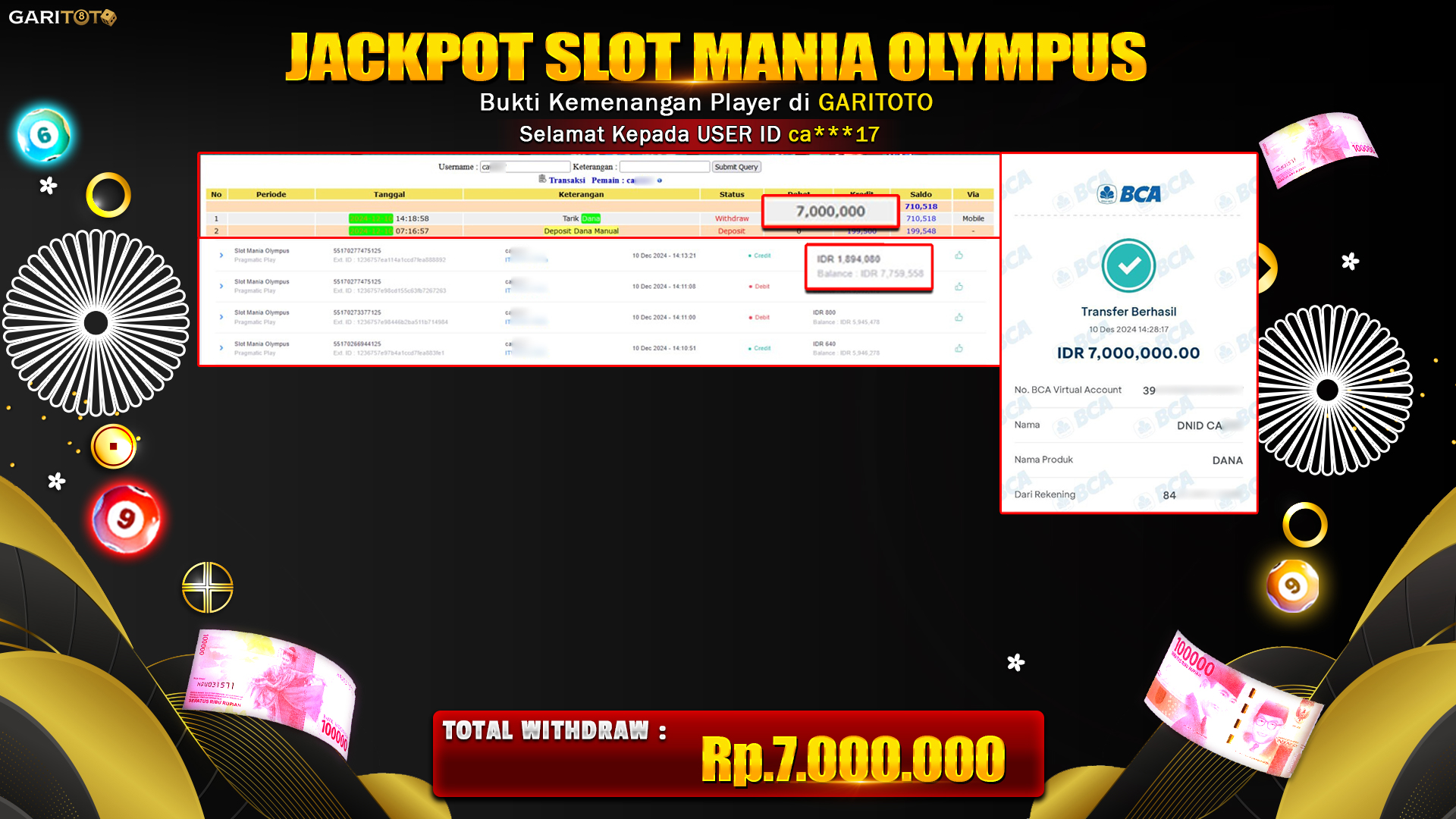 JACKPOT SLOT MANIA OLYMPUS