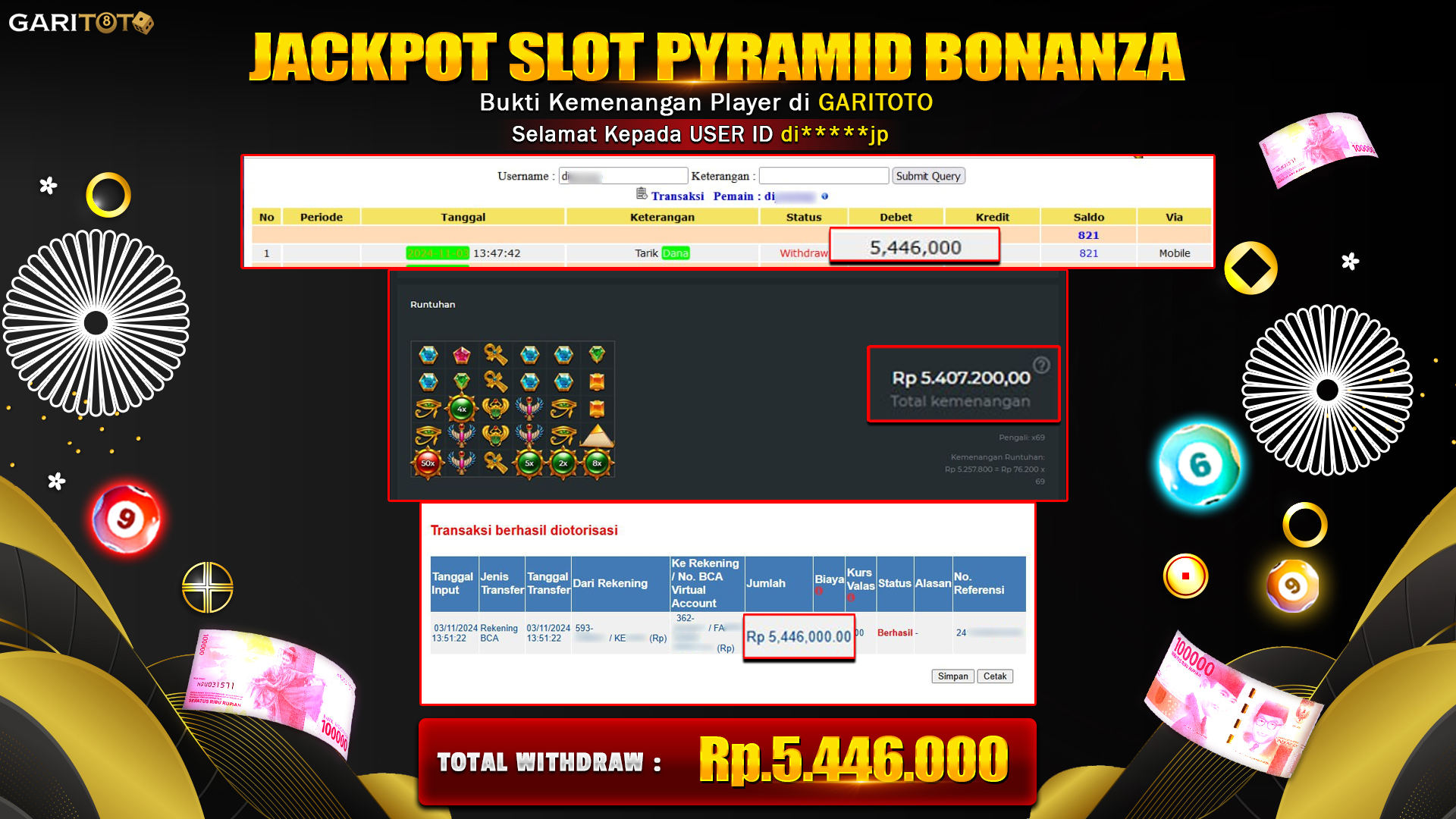 JACKPOT SLOT PYRAMID BONANZA
