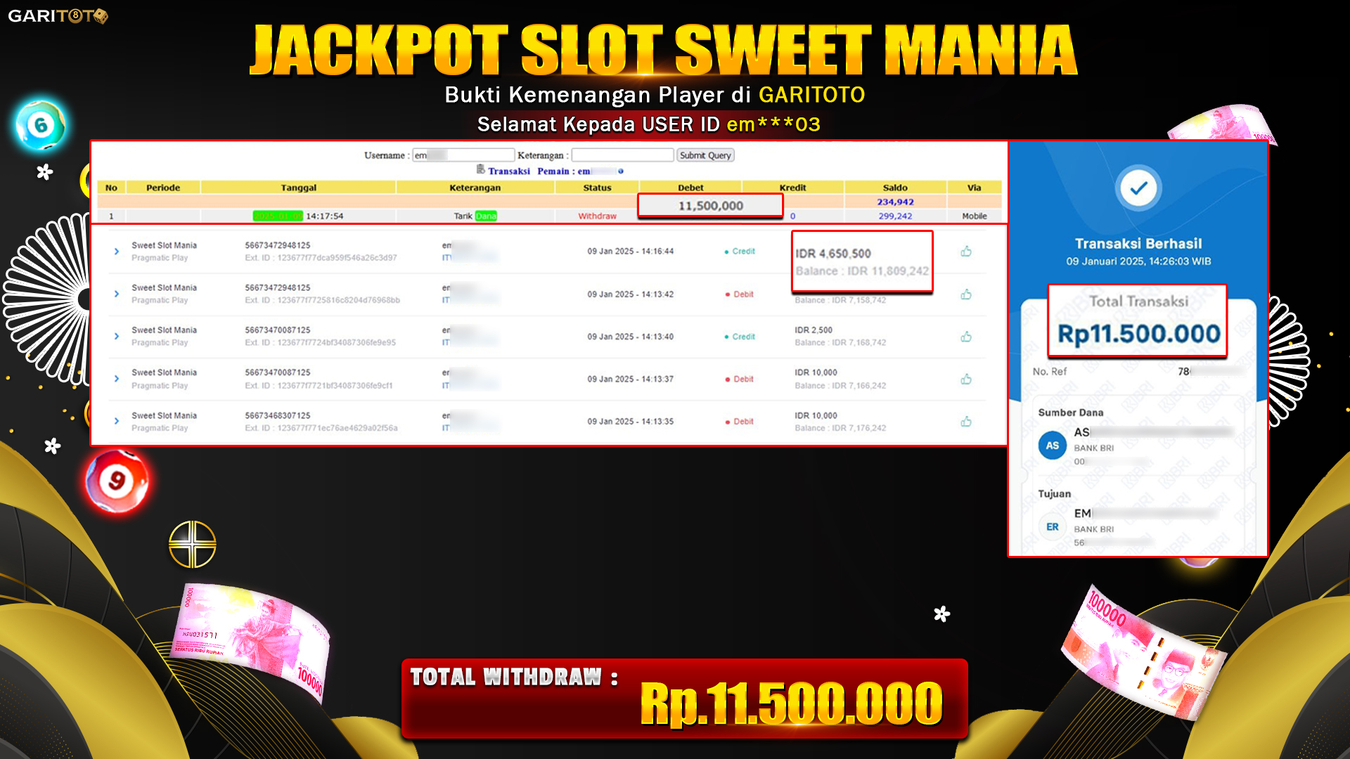 JACKPOT SLOT SWEET MANIA 