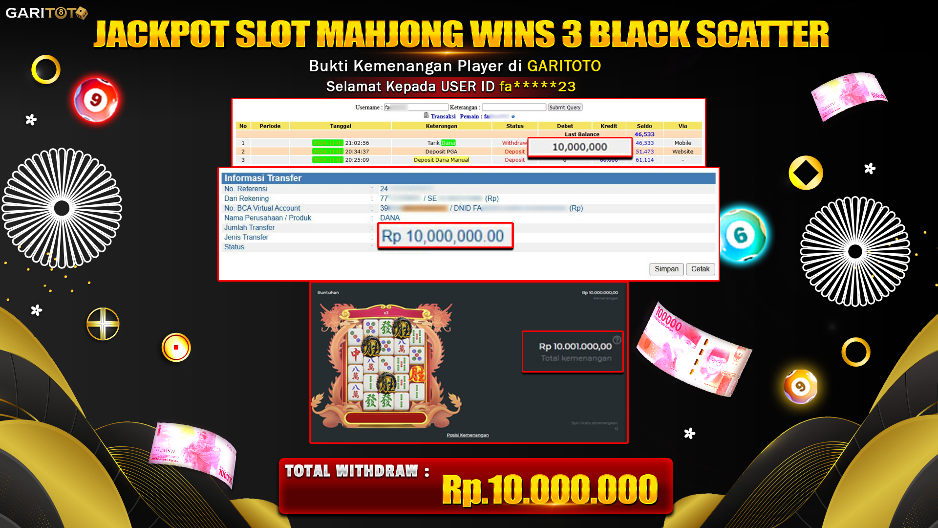 JACKPOT MAHJONG WINS 3 - BlACK SCATTER