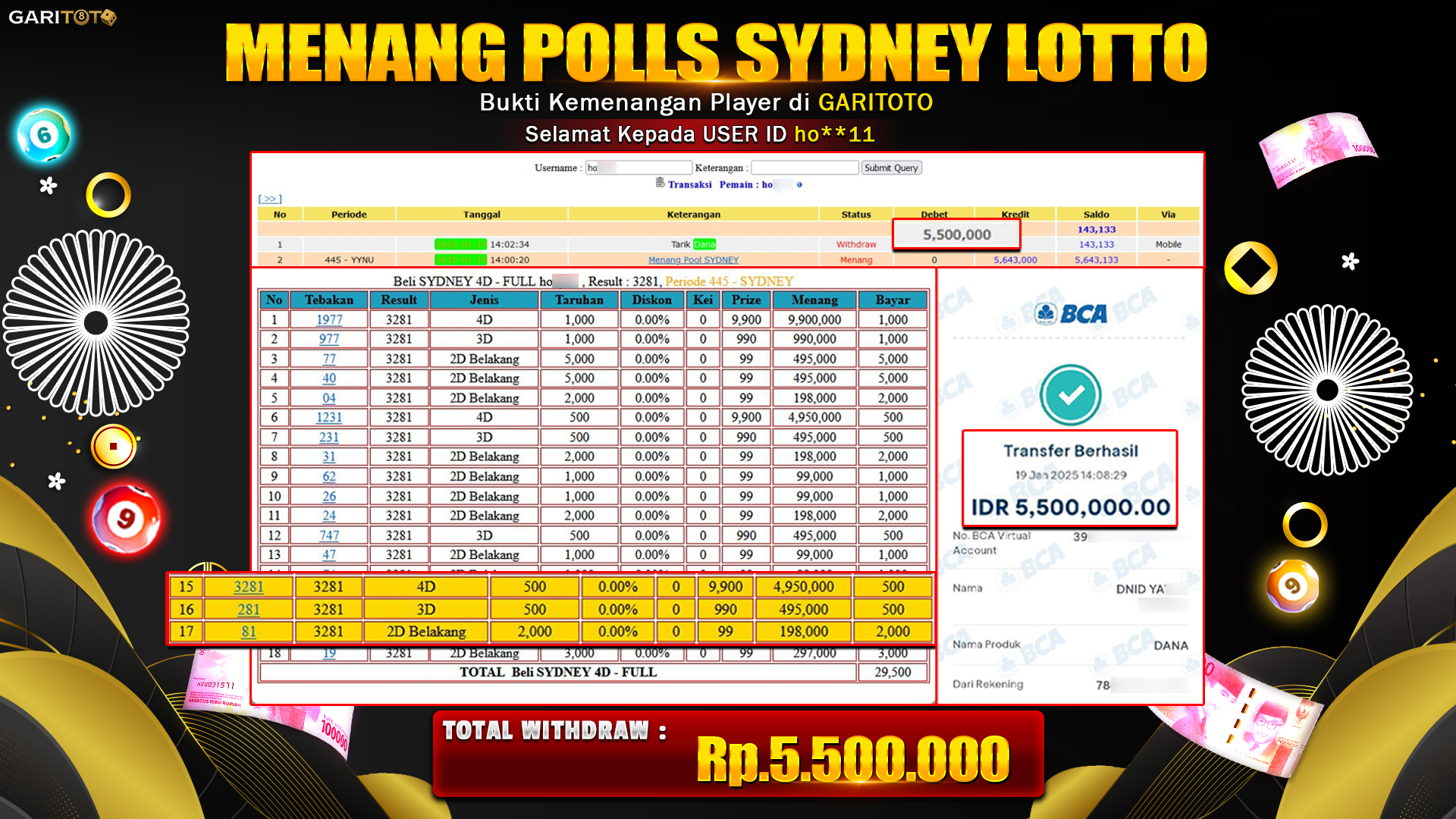 MENANG POOLS SYDNEY LOTTO
