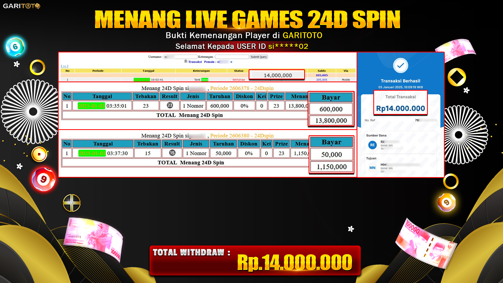 MENANG LIVE GAMES 24D SPIN