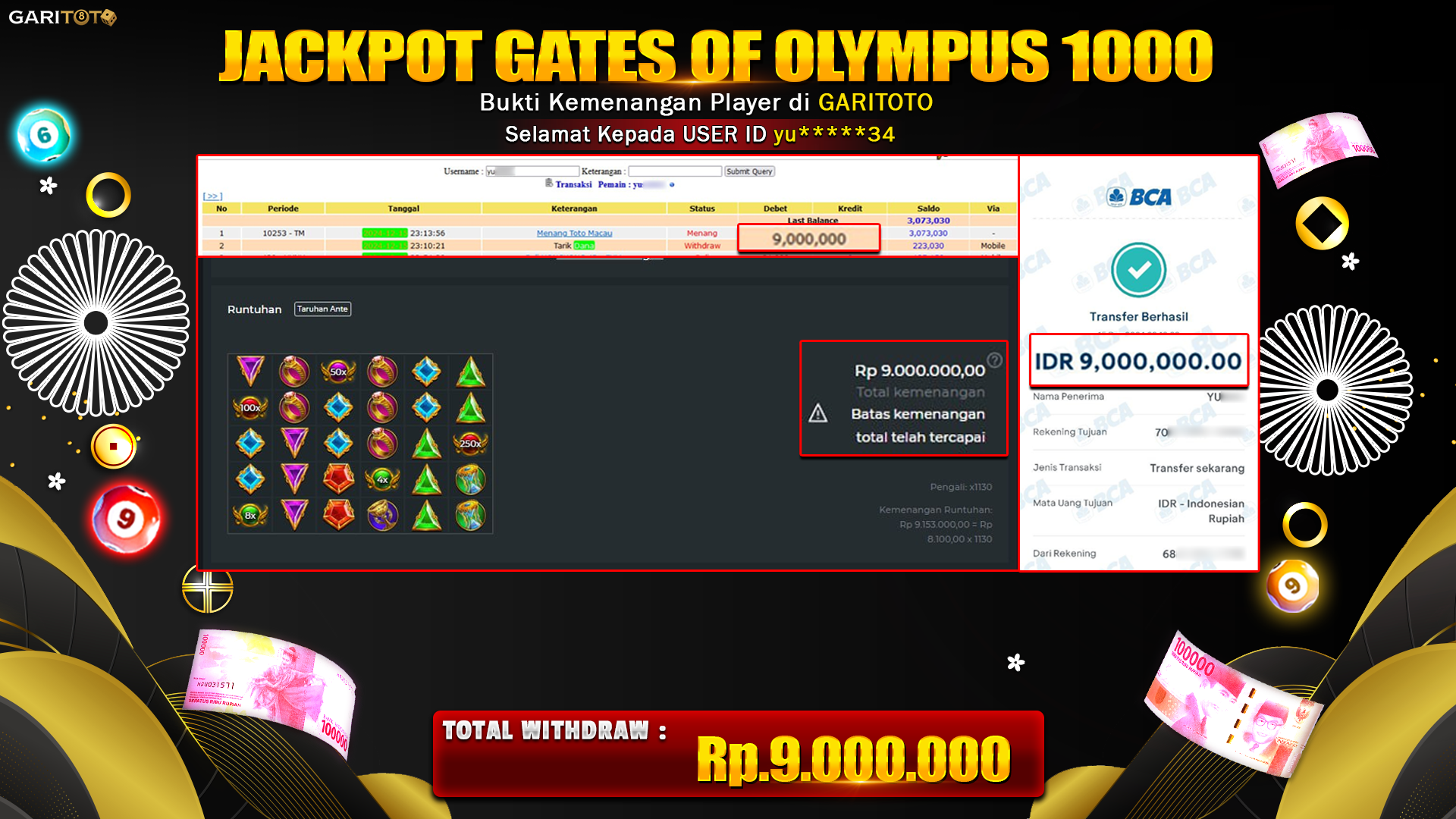 JACKPOT GATES OF OLYMPUS 1000