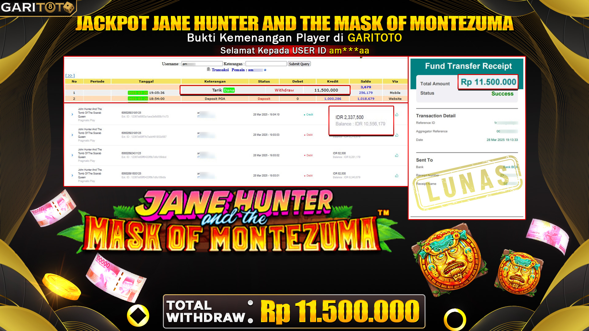 JACKPOT JANE HUNTER AND THE MASK OF MONTEZUMA