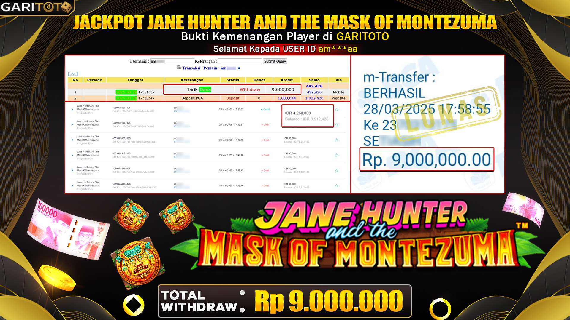 JACKPOT JANE HUNTER AND THE MASK OF MONTEZUMA