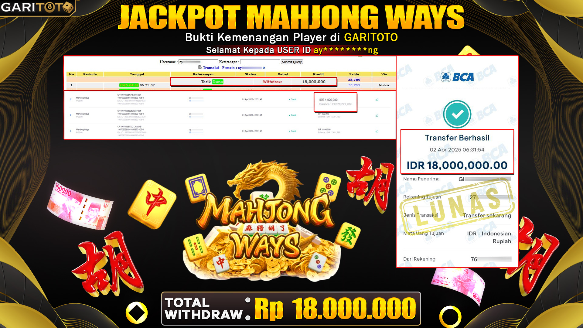 JACKPOT MAHJONG WAYS
