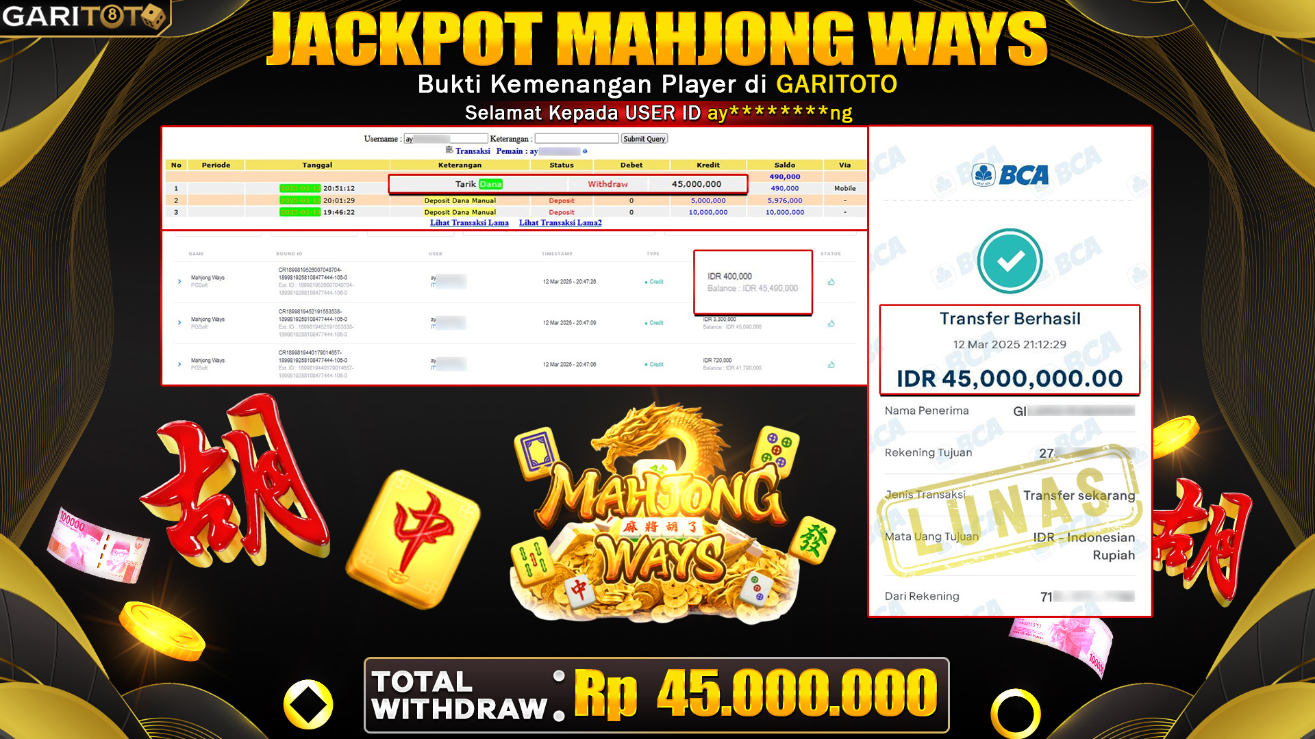 JACKPOT MAHJONG WAYS