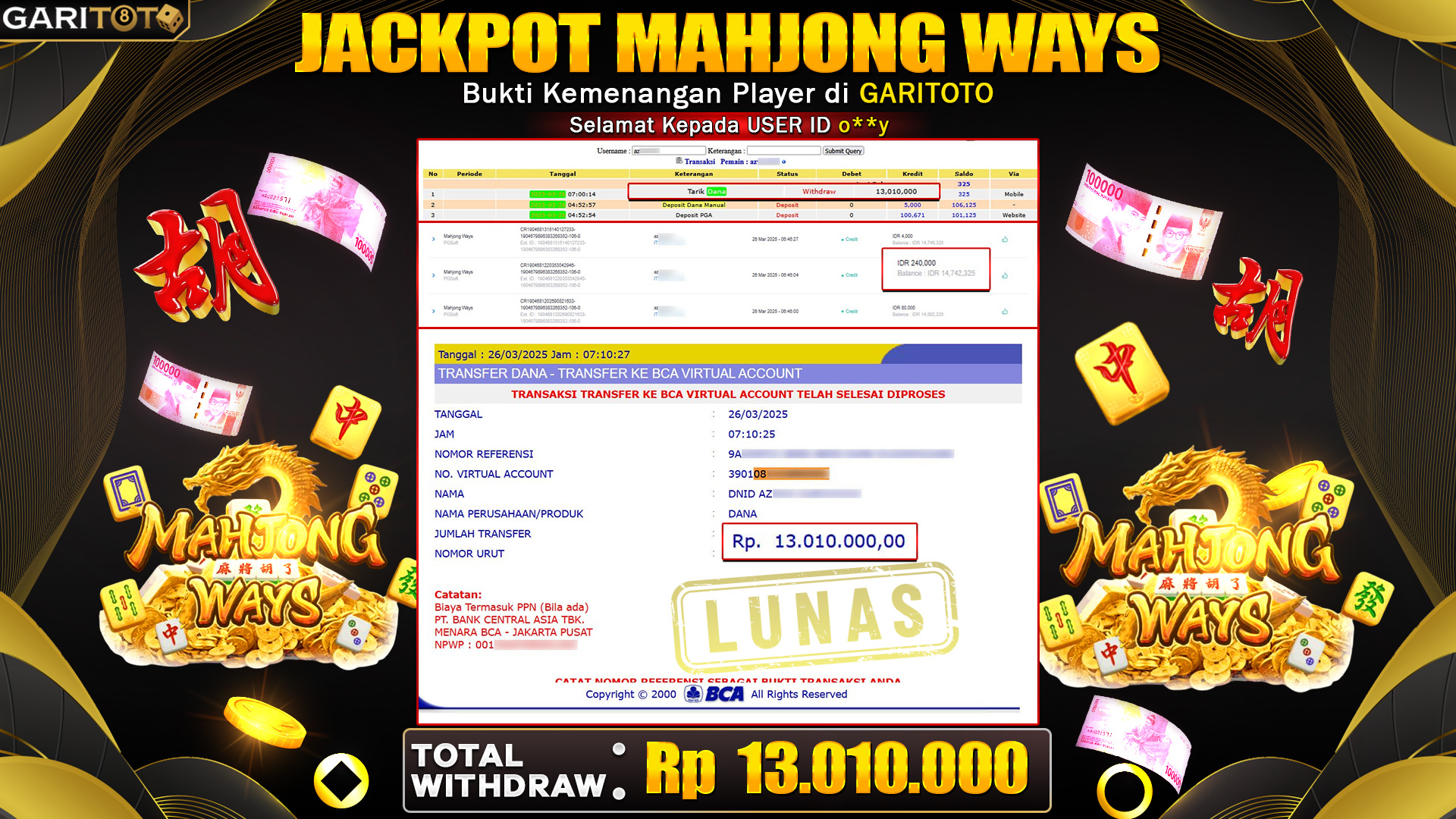 JACKPOT MAHJONG WAYS