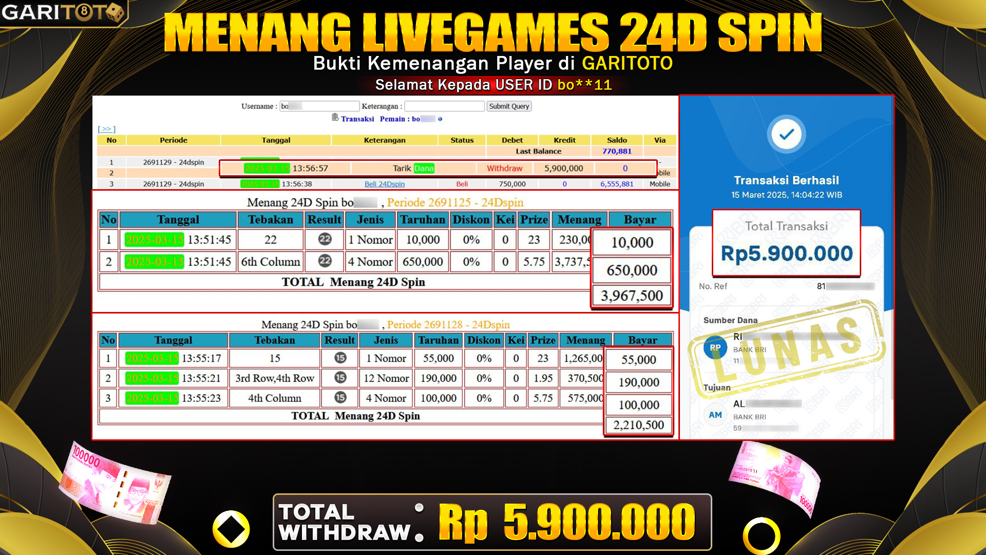 MENANG LIVEGAMES 24D SPIN