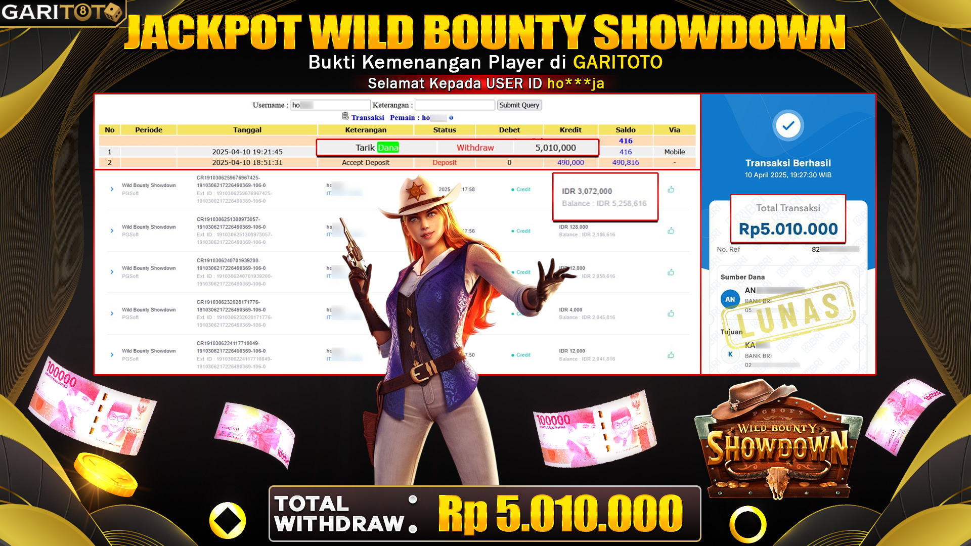 JACKPOT WILD BOUNTY SHOWDOWN