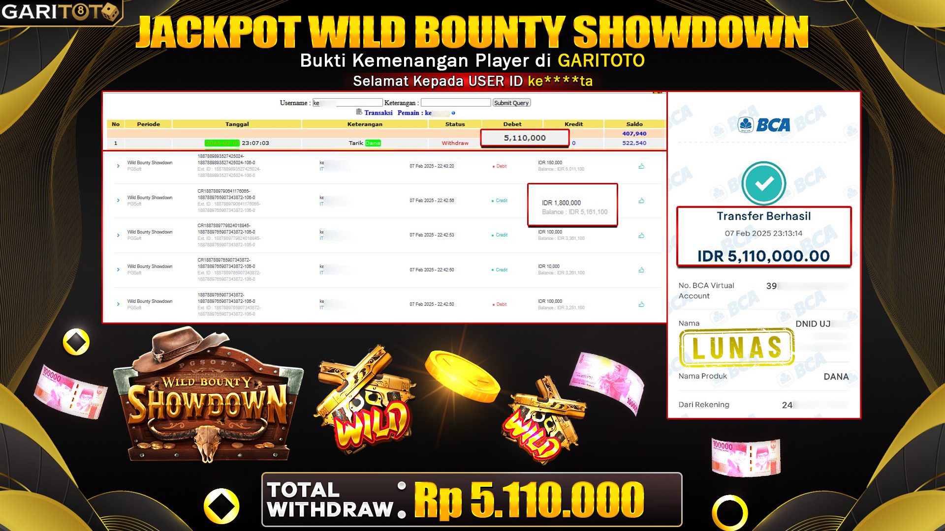 JACKPOT WILD BOUNTY SHOWDOWN