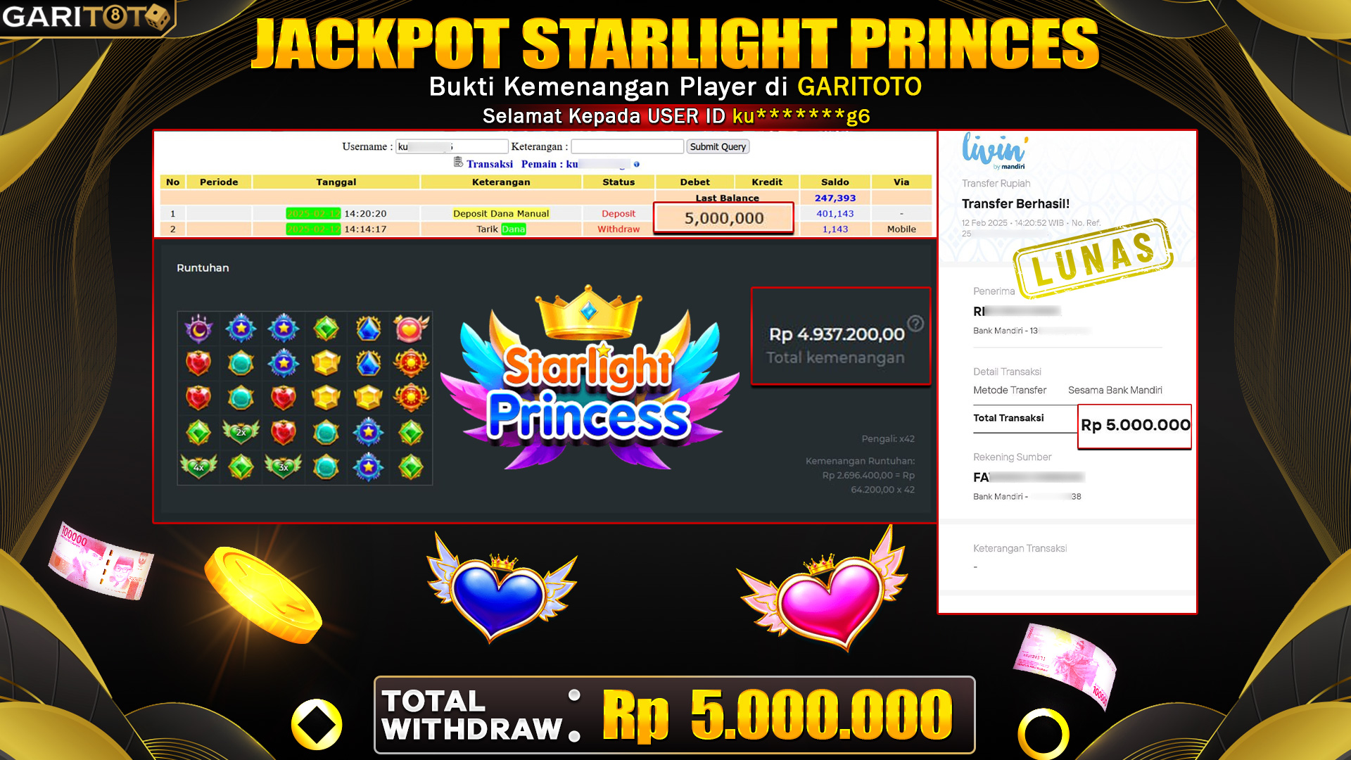 JACKPOT STARLIGHT PRINCESS