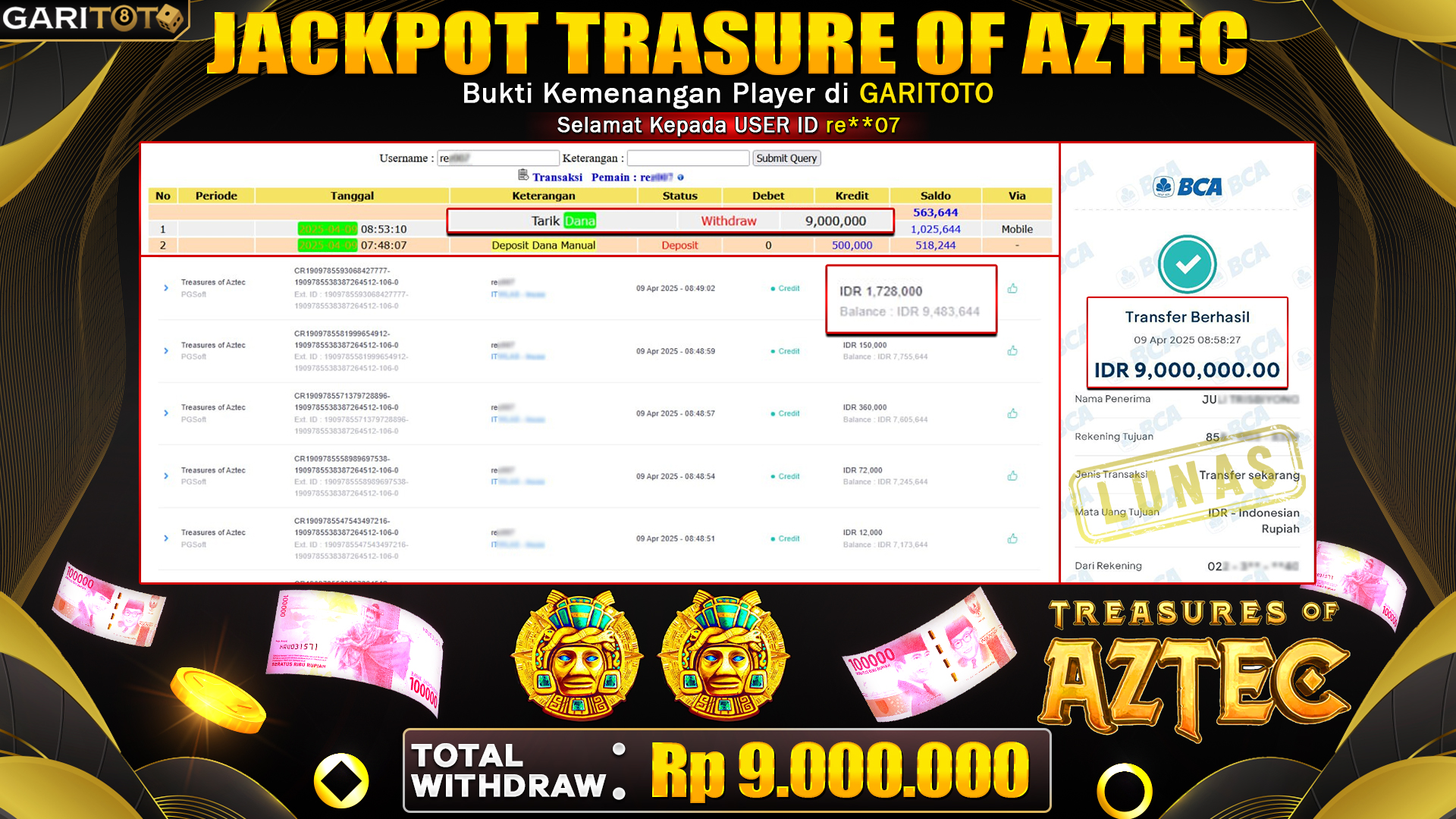 JACKPOT TREASURE OF AZTEC