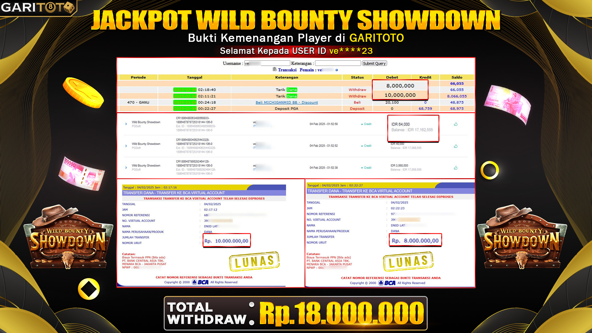 JACKPOT WILD BOUNTY SHOWDOWN