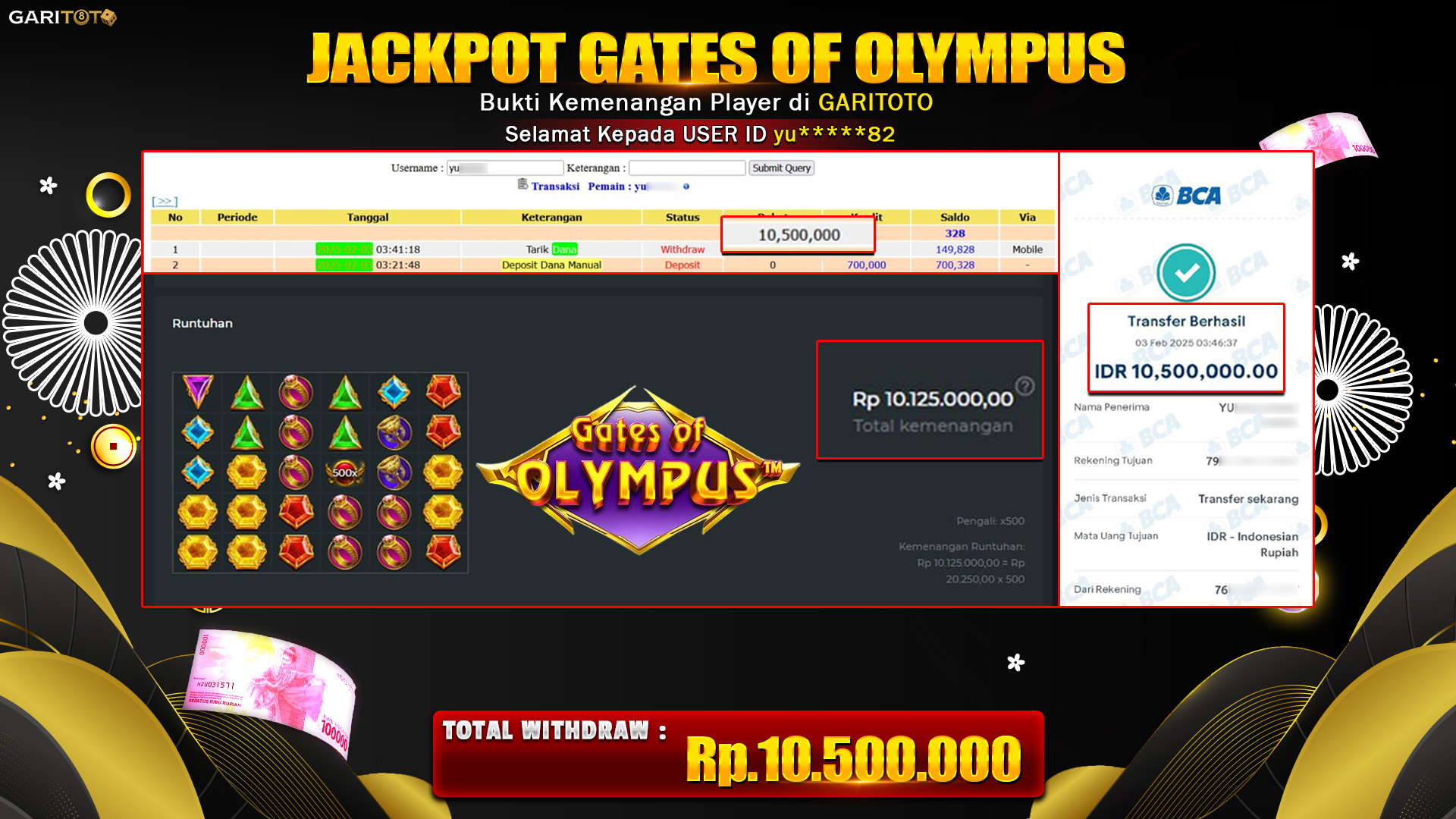 JACKPOT GATES OF OLYMPUS