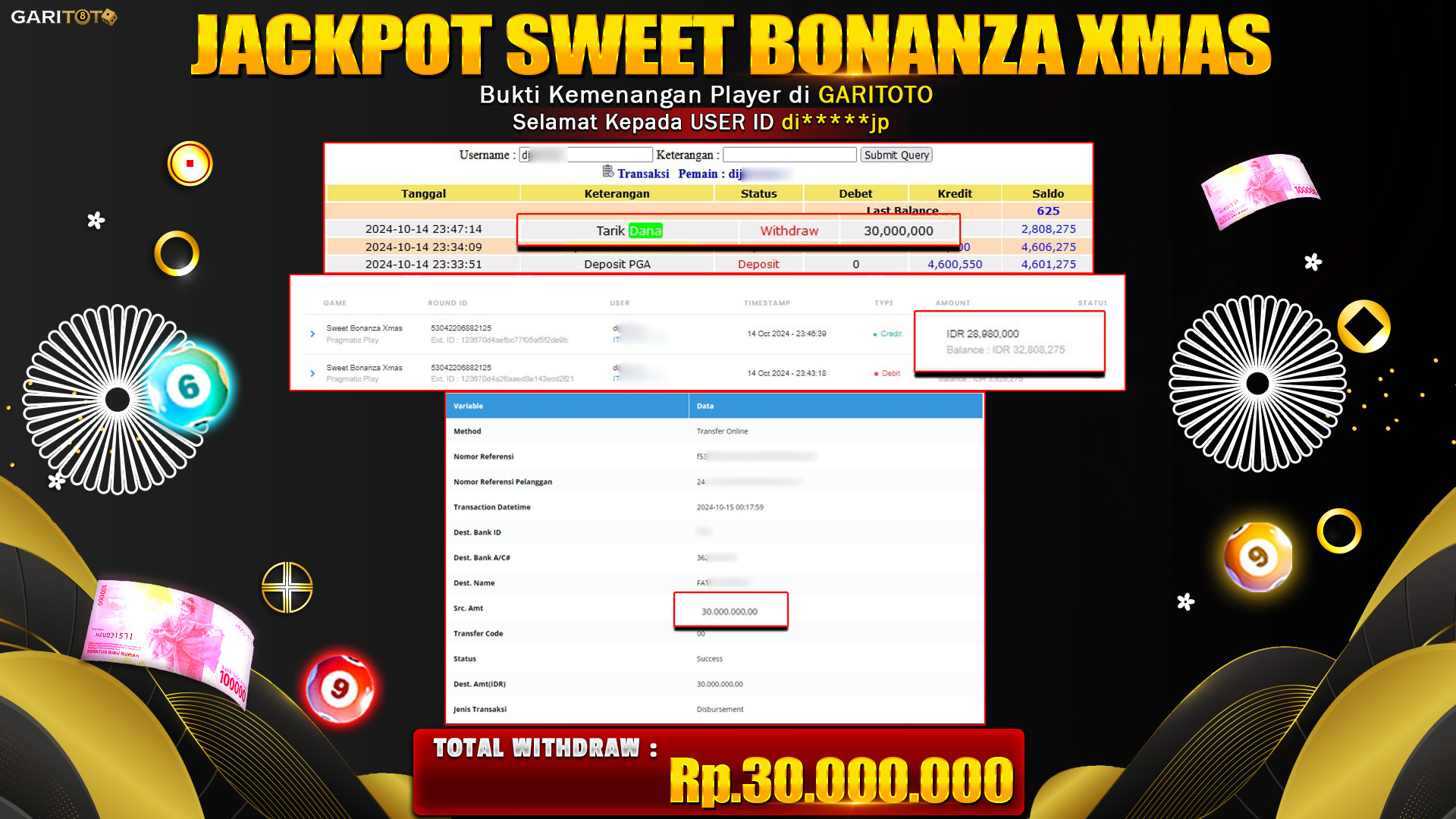 JACKPOT SLOT SWEET BONANZA XMAS