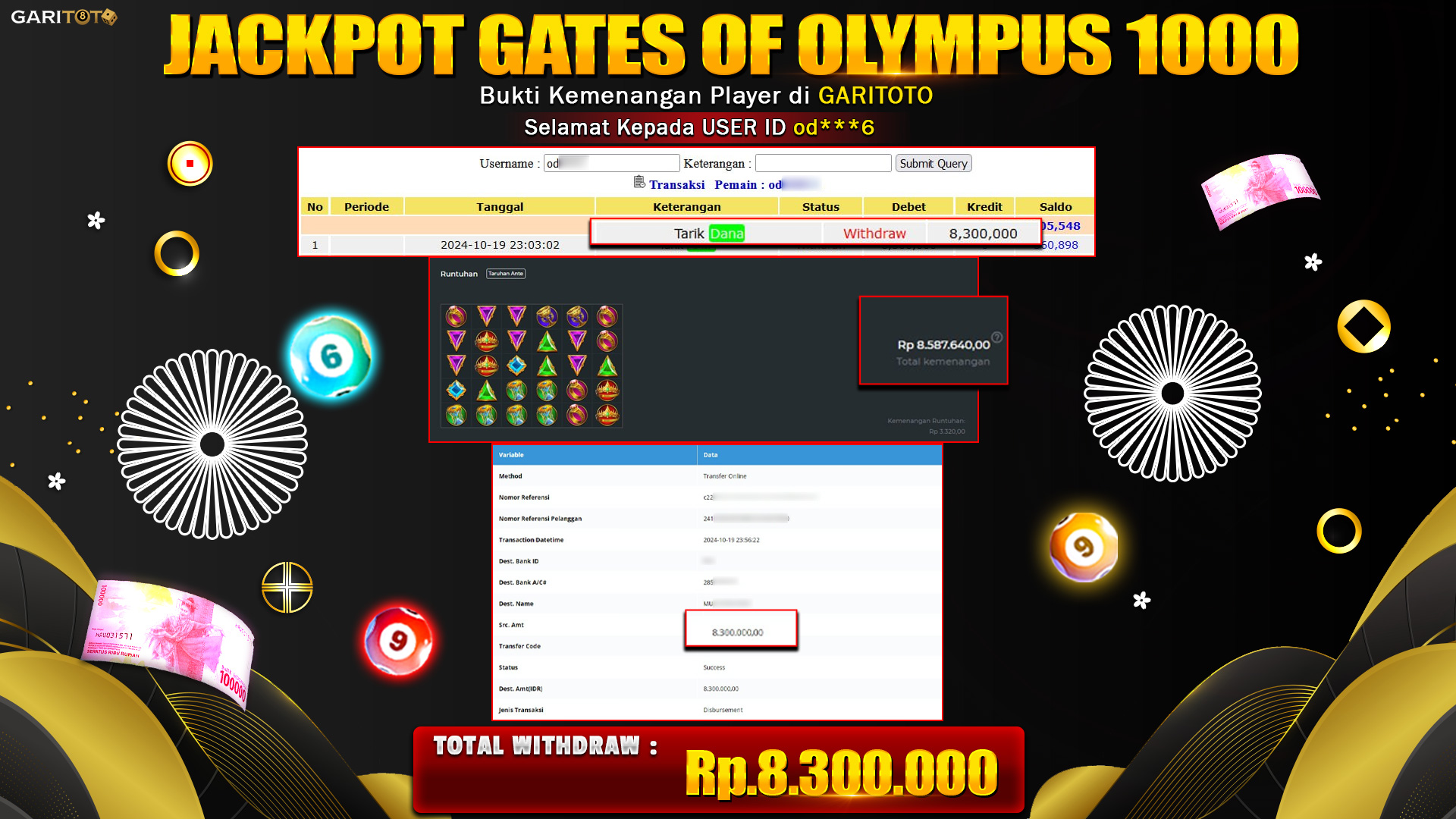 JACKPOT SLOT GATES OF OLYMPUS 1000