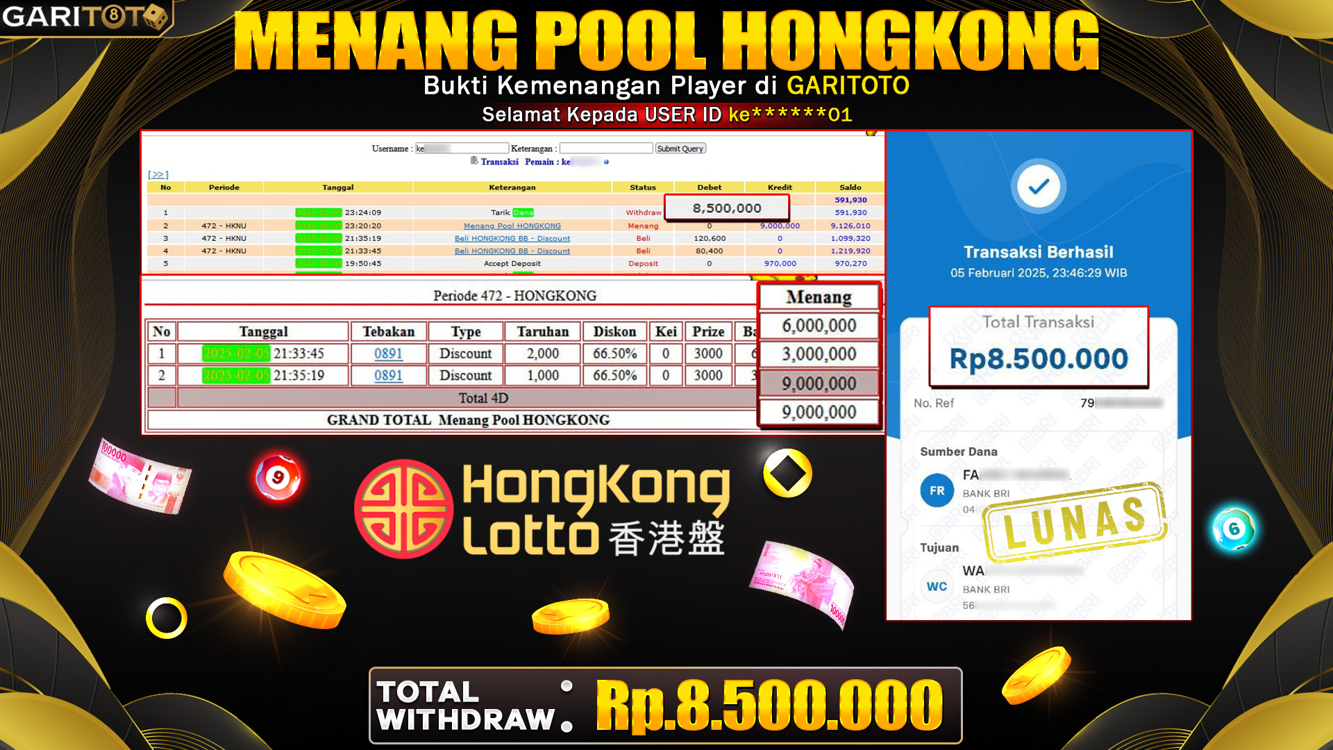 MENANG POOL HONGKONG