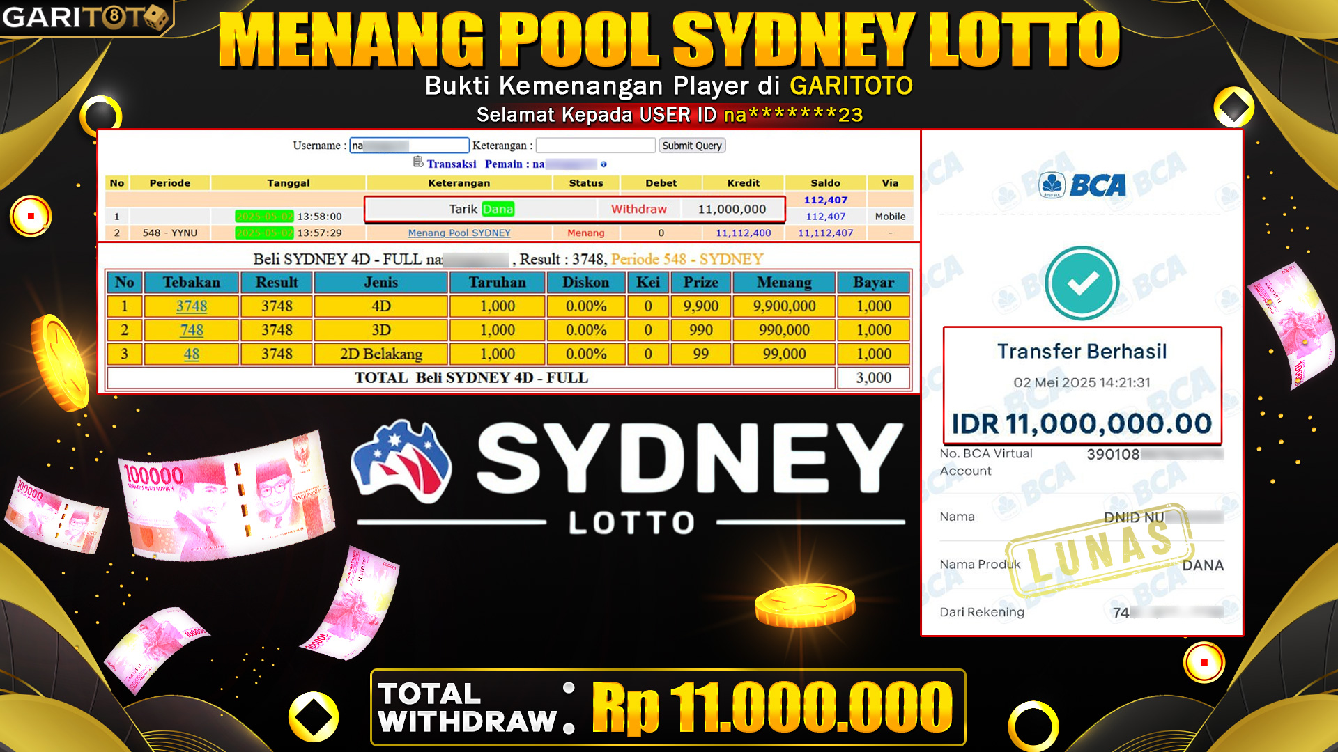 MENANG POOL SYDNEY LOTTO