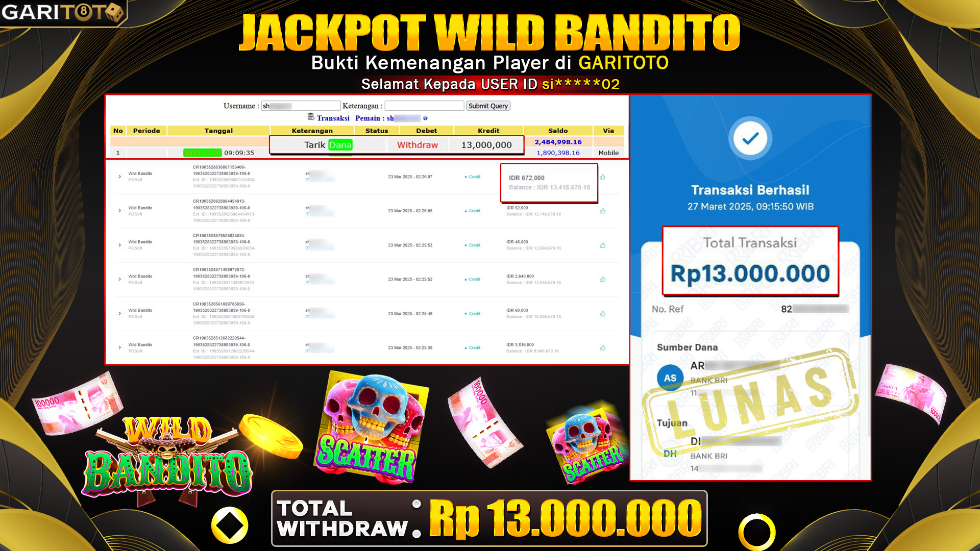 JACKPOT WILD BANDITO 