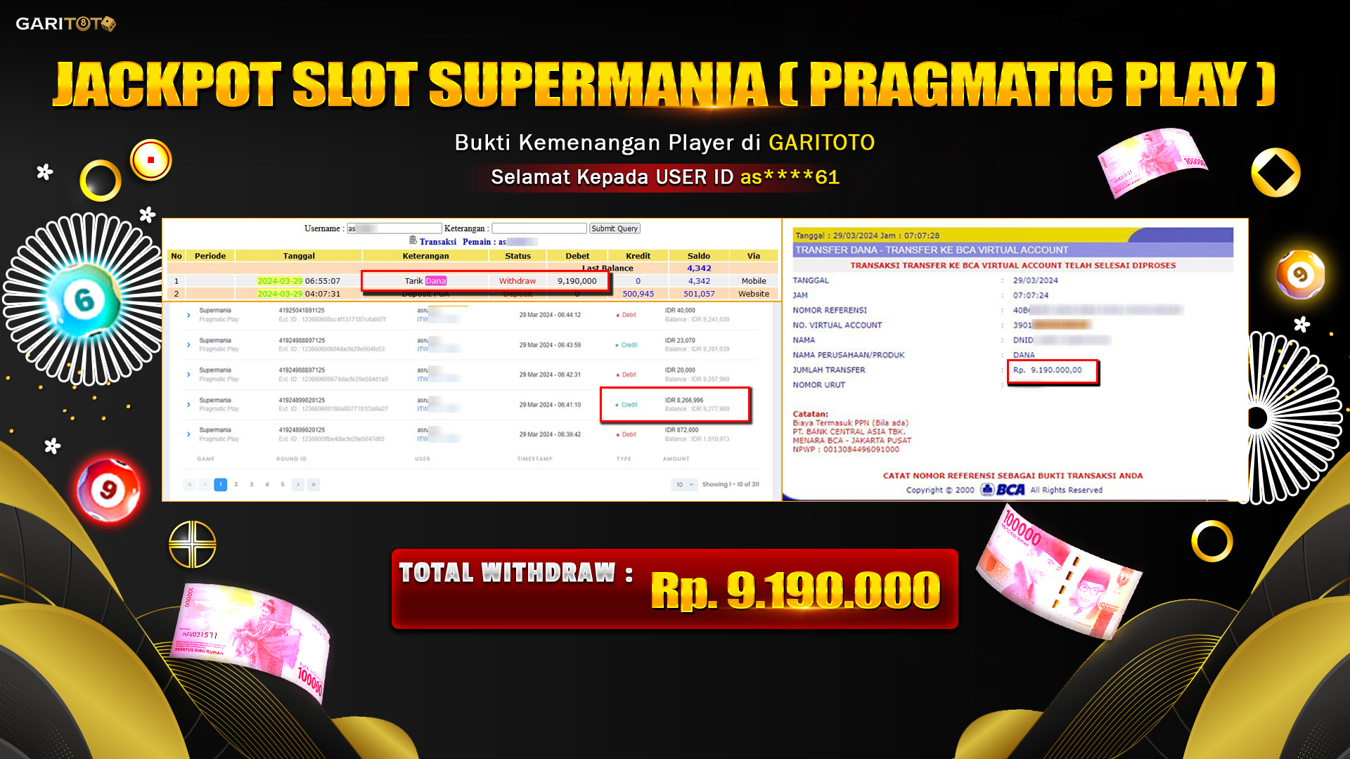 JACKPOT SLOT SUPERMANIA